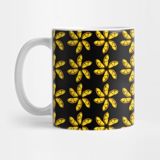 Orange Blossom - black Mug